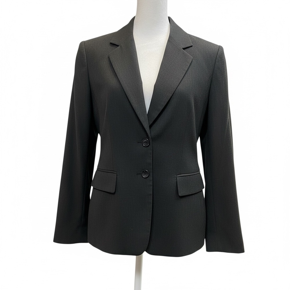 THE LIMITED Women’s Size 6 Charcoal Gray Tailored 2 button lined Blazer Jacket